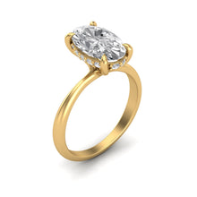 Load image into Gallery viewer, 2.00 Carat Oval Diamond Halo Ring