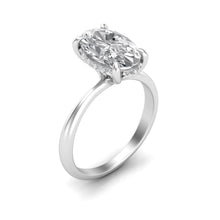 Load image into Gallery viewer, 2.00 Carat Oval Diamond Halo Ring