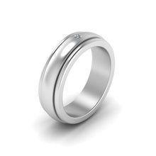Load image into Gallery viewer, Aaron - Diamond Band | Sterling Silver