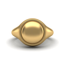 Load image into Gallery viewer, Sphere Signet Ring | Sterling Silver