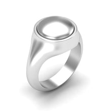 Load image into Gallery viewer, Sphere Signet Ring | Sterling Silver