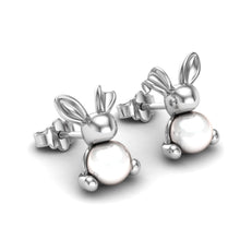 Load image into Gallery viewer, Bunny Blush Studs | Sterling Silver