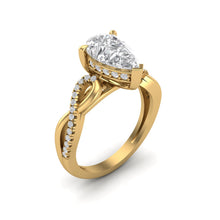 Load image into Gallery viewer, 1.5 Carat Pear Diamond Ring