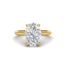 Load image into Gallery viewer, 2.5 Carat Oval Diamond Halo Ring
