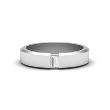 Load image into Gallery viewer, Baguette Diamond Band