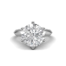 Load image into Gallery viewer, 5 Carat Round Diamond Ring