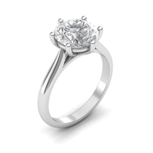 Load image into Gallery viewer, 3 Carat Round Diamond Ring