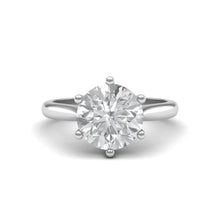 Load image into Gallery viewer, 3 Carat Round Diamond Ring