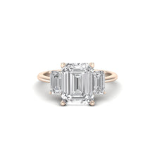 Load image into Gallery viewer, Trio Emerald Cut Ring | Sterling Silver