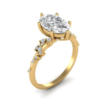 Load image into Gallery viewer, 3 Carat Oval Diamond Snowdrift Ring