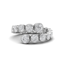 Load image into Gallery viewer, Open Ends Bezel Diamond Ring