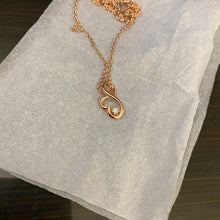 Load image into Gallery viewer, Diamond Heart Silver Necklace