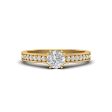 Load image into Gallery viewer, Half Carat Round Diamond Ring

