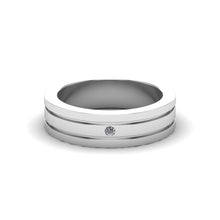 Load image into Gallery viewer, Elias Diamond Band - Jewels By Hamzah Anis | For Men | Men&#39;s Diamond Ring
