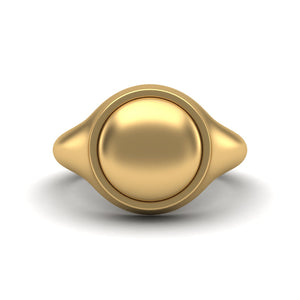 Sphere Signet Ring | Sterling Silver