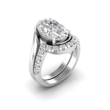 Load image into Gallery viewer, Nooré - Oval Diamond Duo | 18k Gold
