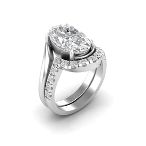 Nooré - Oval Diamond Duo | 18k Gold