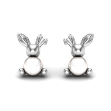 Load image into Gallery viewer, Bunny Blush Studs | Sterling Silver
