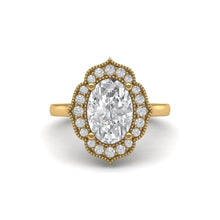 Load image into Gallery viewer, 1.5 Carat Oval Diamond Art Deco Ring
