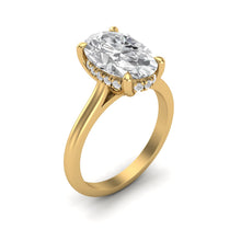 Load image into Gallery viewer, 2.5 Carat Oval Diamond Halo Ring
