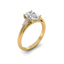 Load image into Gallery viewer, 1.5 Carat Oval &amp; Pears Diamond Ring
