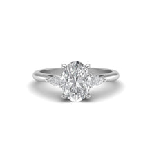 Load image into Gallery viewer, 1.5 Carat Oval &amp; Pears Diamond Ring
