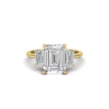 Load image into Gallery viewer, Trio Emerald Cut Ring | Sterling Silver
