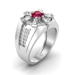 Persian Tapered Baguette Ring