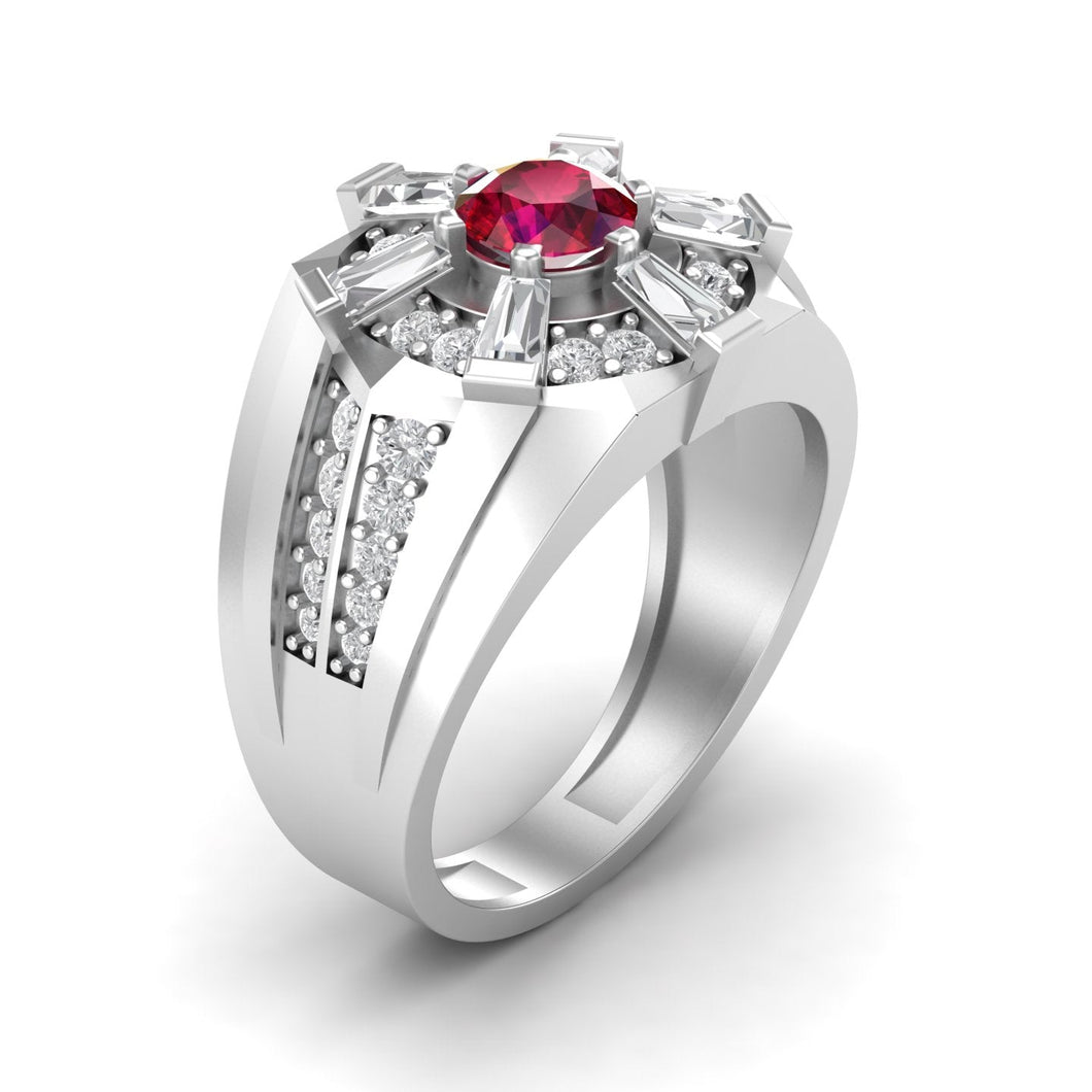 Persian Tapered Baguette Ring