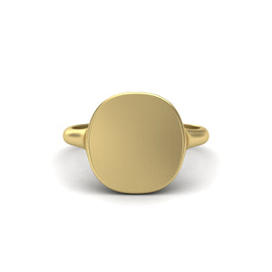 Carmine Signet Ring | Sterling Silver