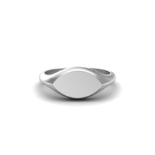 Load image into Gallery viewer, Marquise Crest Ring | Sterling Silver
