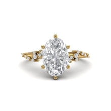 Load image into Gallery viewer, 3 Carat Oval Diamond Snowdrift Ring
