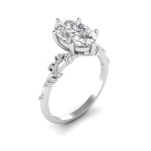 Load image into Gallery viewer, 3 Carat Oval Diamond Snowdrift Ring
