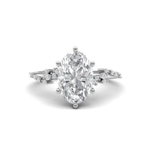 Load image into Gallery viewer, 3 Carat Oval Diamond Snowdrift Ring
