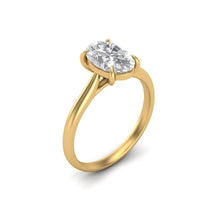 Load image into Gallery viewer, 1.5 Carat Oval Solitaire Diamond Ring
